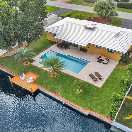 New! Waterfront Heated Pool & Jacuzzi 2 Mi To Beach - Fishing Pier Relaxing Spa & Hammock Fort Lauderdale Esterno foto