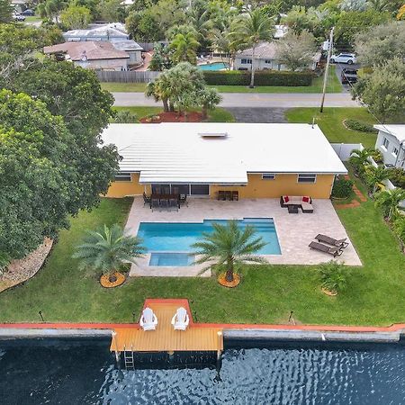 New! Waterfront Heated Pool & Jacuzzi 2 Mi To Beach - Fishing Pier Relaxing Spa & Hammock Fort Lauderdale Esterno foto