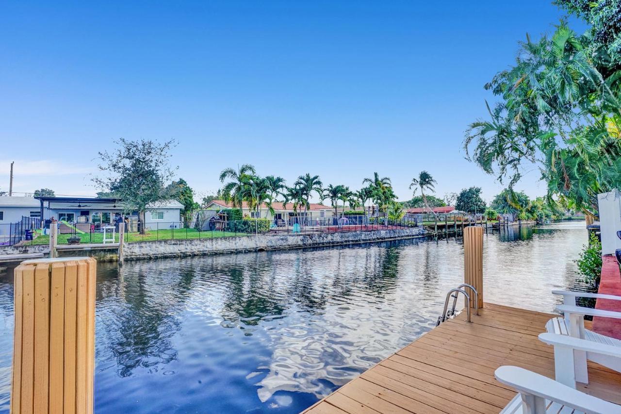 New! Waterfront Heated Pool & Jacuzzi 2 Mi To Beach - Fishing Pier Relaxing Spa & Hammock Fort Lauderdale Esterno foto