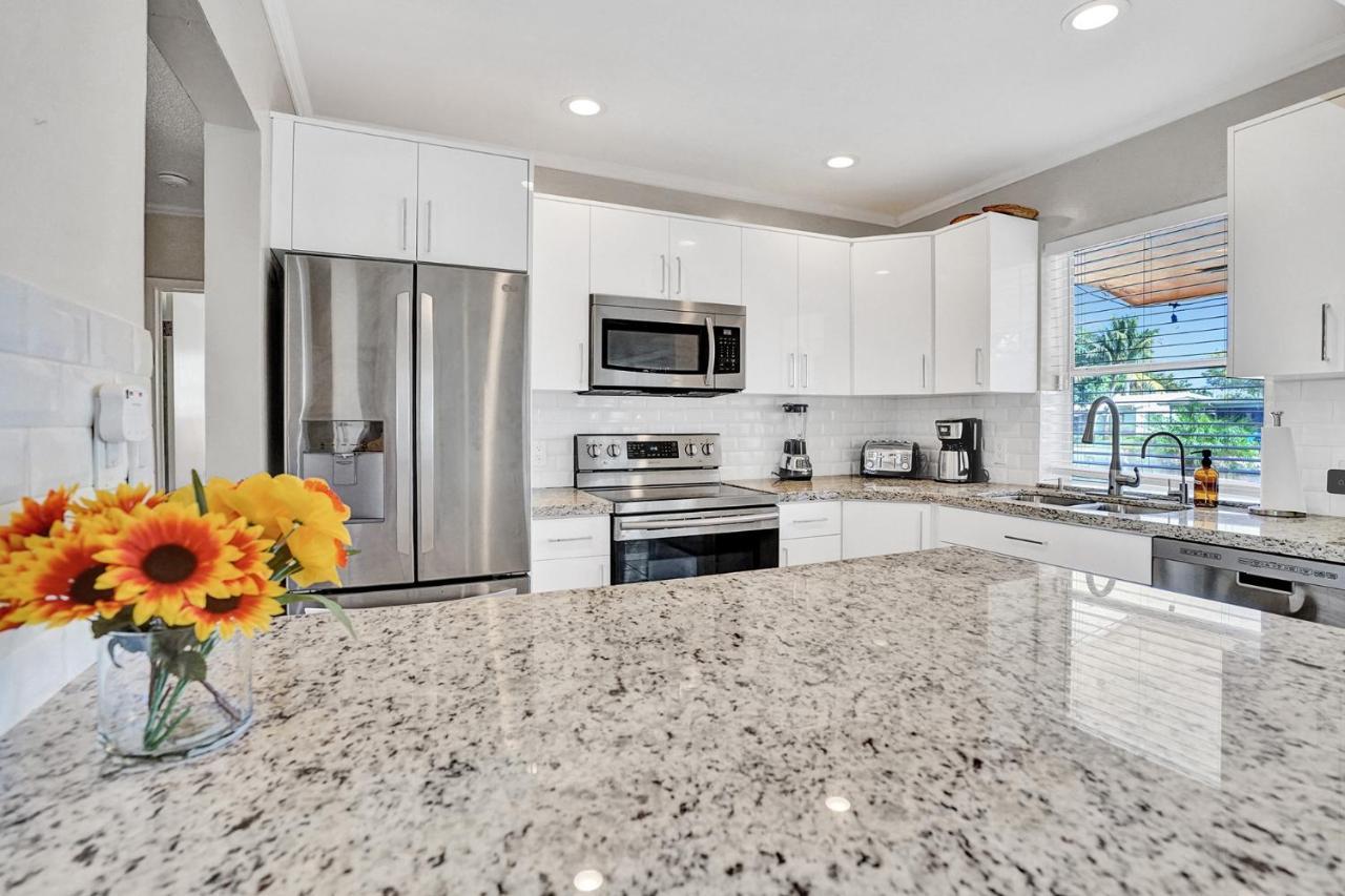 New! Waterfront Heated Pool & Jacuzzi 2 Mi To Beach - Fishing Pier Relaxing Spa & Hammock Fort Lauderdale Esterno foto