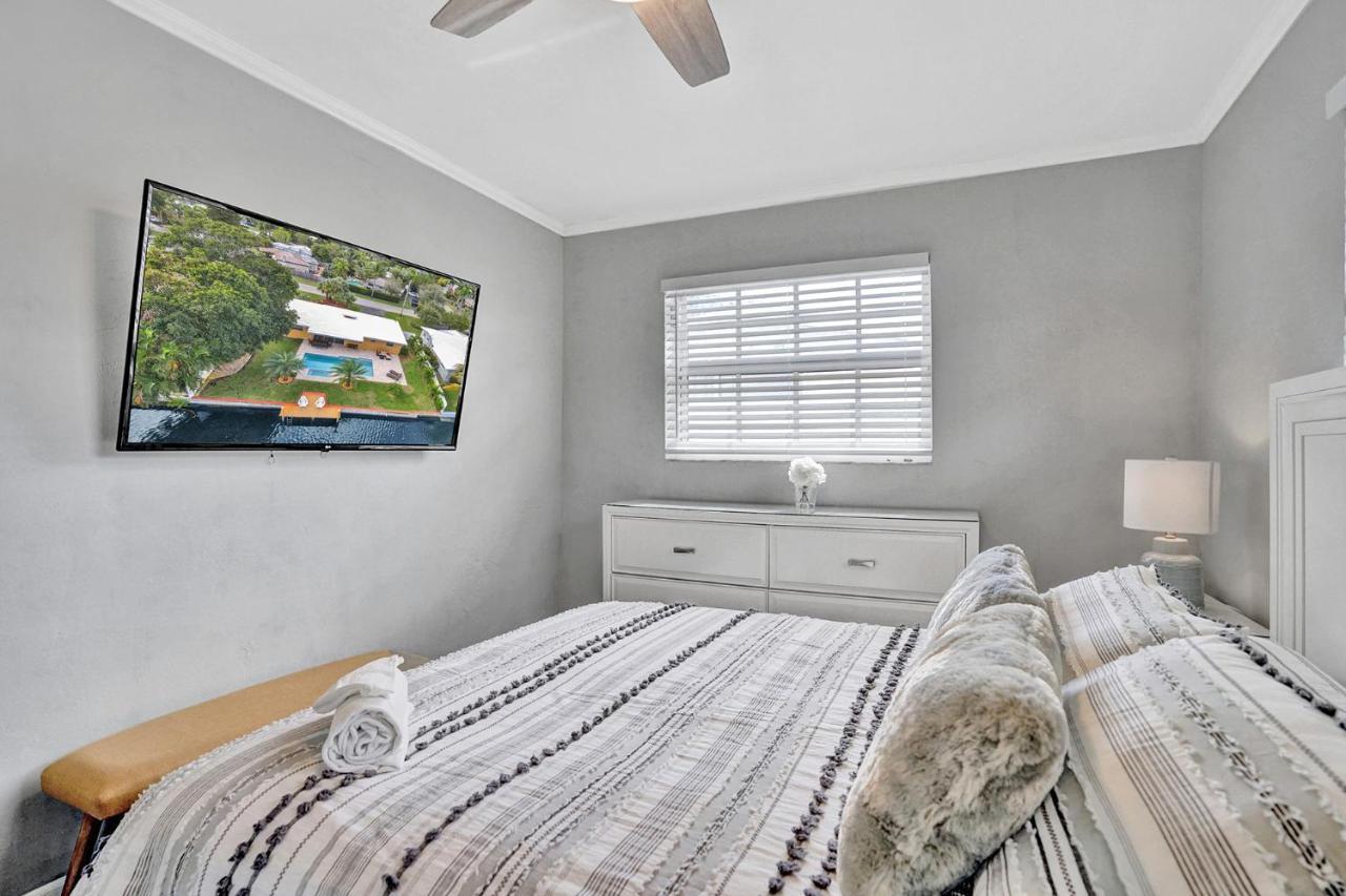 New! Waterfront Heated Pool & Jacuzzi 2 Mi To Beach - Fishing Pier Relaxing Spa & Hammock Fort Lauderdale Esterno foto