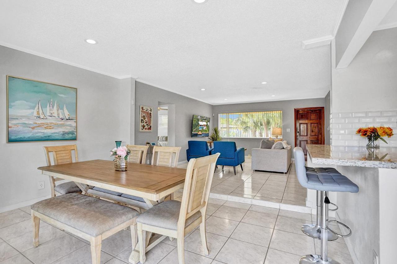 New! Waterfront Heated Pool & Jacuzzi 2 Mi To Beach - Fishing Pier Relaxing Spa & Hammock Fort Lauderdale Esterno foto
