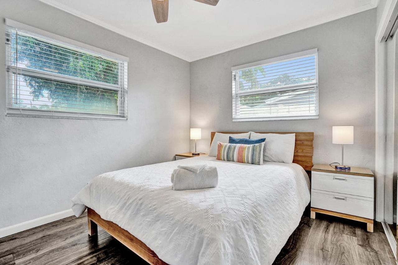 New! Waterfront Heated Pool & Jacuzzi 2 Mi To Beach - Fishing Pier Relaxing Spa & Hammock Fort Lauderdale Esterno foto