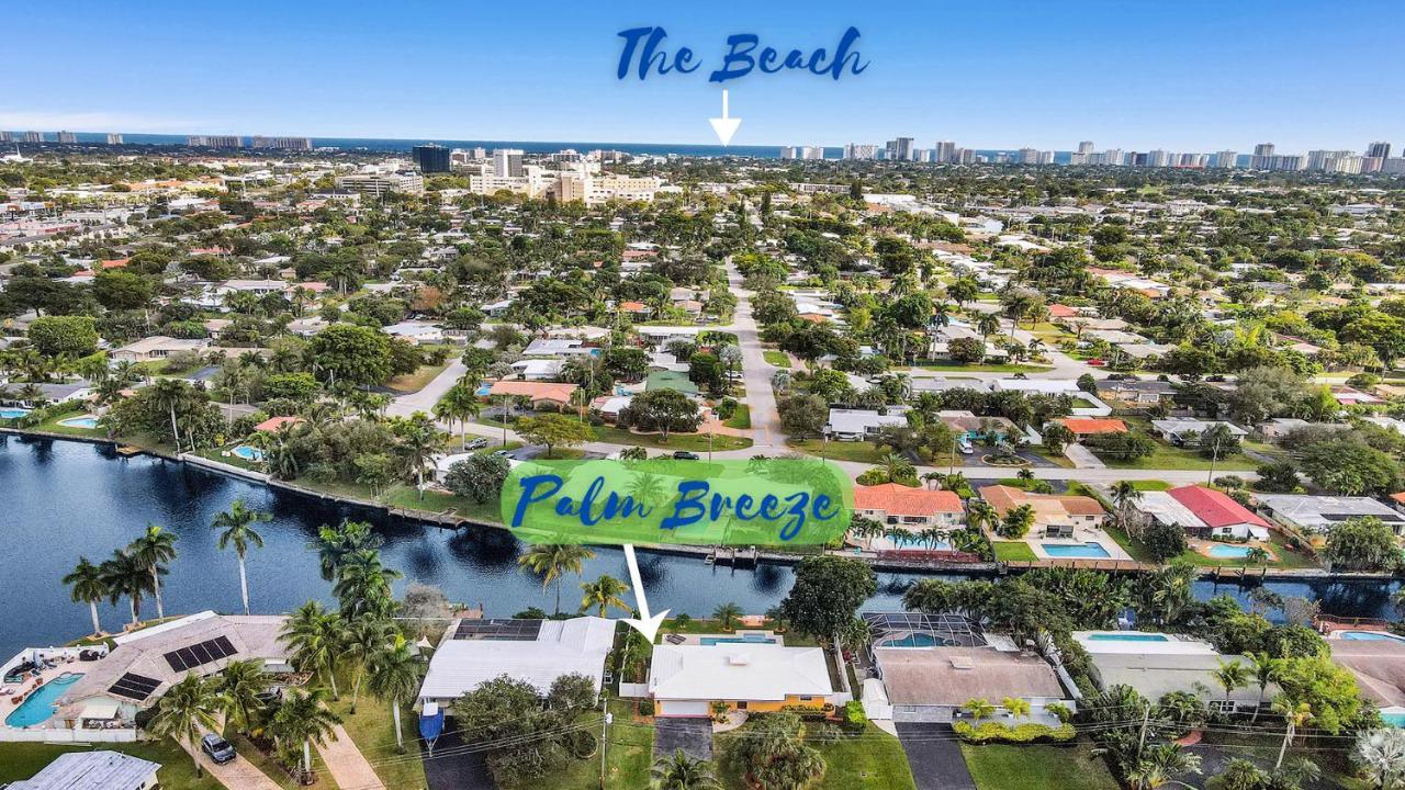 New! Waterfront Heated Pool & Jacuzzi 2 Mi To Beach - Fishing Pier Relaxing Spa & Hammock Fort Lauderdale Esterno foto