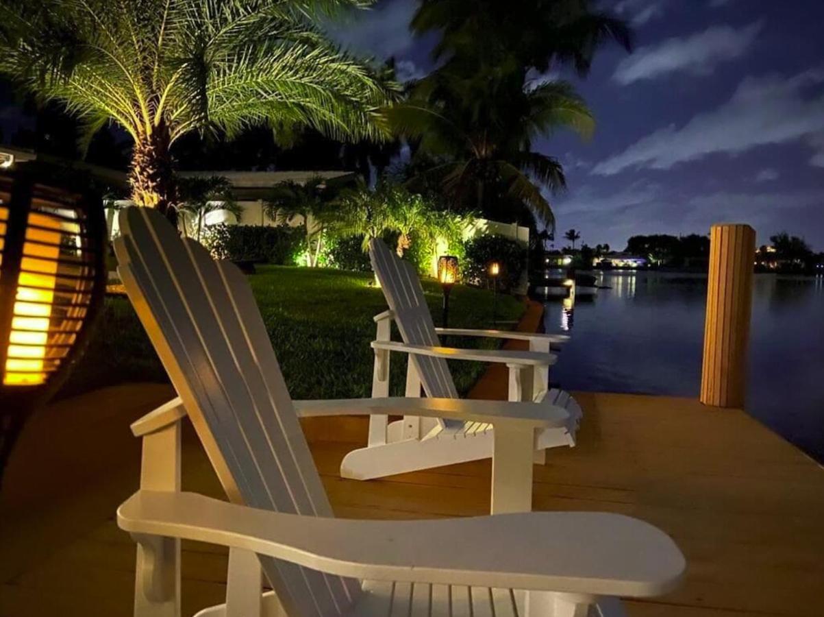New! Waterfront Heated Pool & Jacuzzi 2 Mi To Beach - Fishing Pier Relaxing Spa & Hammock Fort Lauderdale Esterno foto