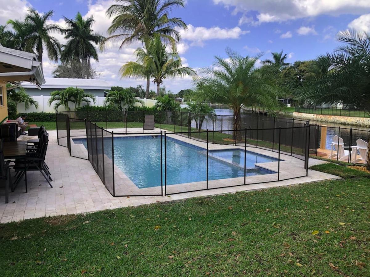 New! Waterfront Heated Pool & Jacuzzi 2 Mi To Beach - Fishing Pier Relaxing Spa & Hammock Fort Lauderdale Esterno foto