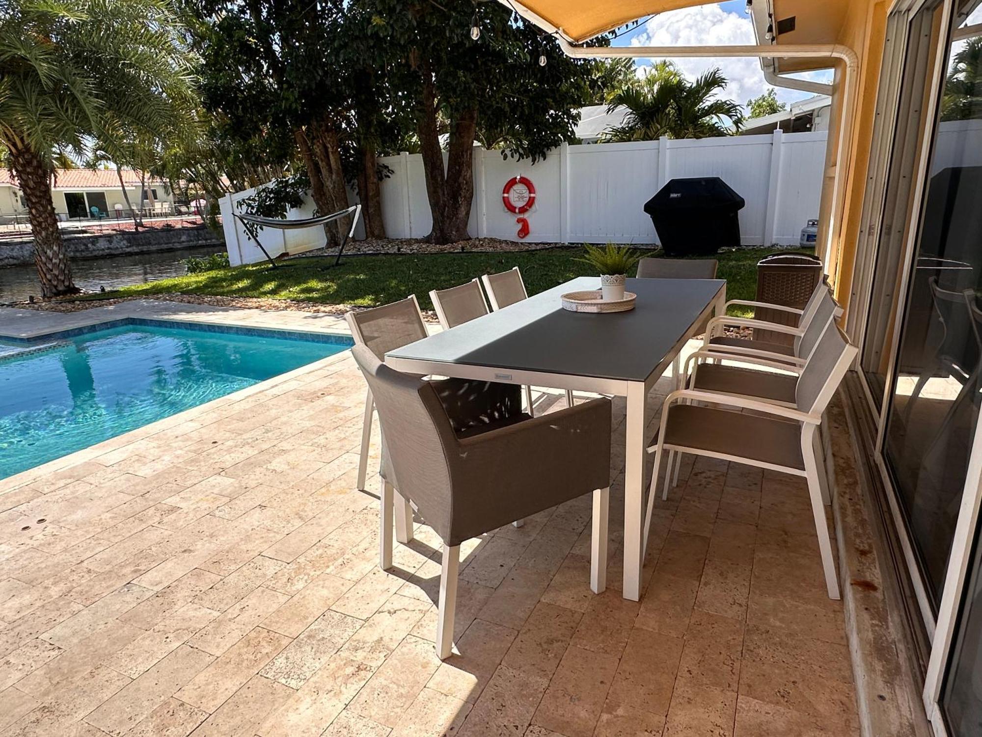 New! Waterfront Heated Pool & Jacuzzi 2 Mi To Beach - Fishing Pier Relaxing Spa & Hammock Fort Lauderdale Esterno foto